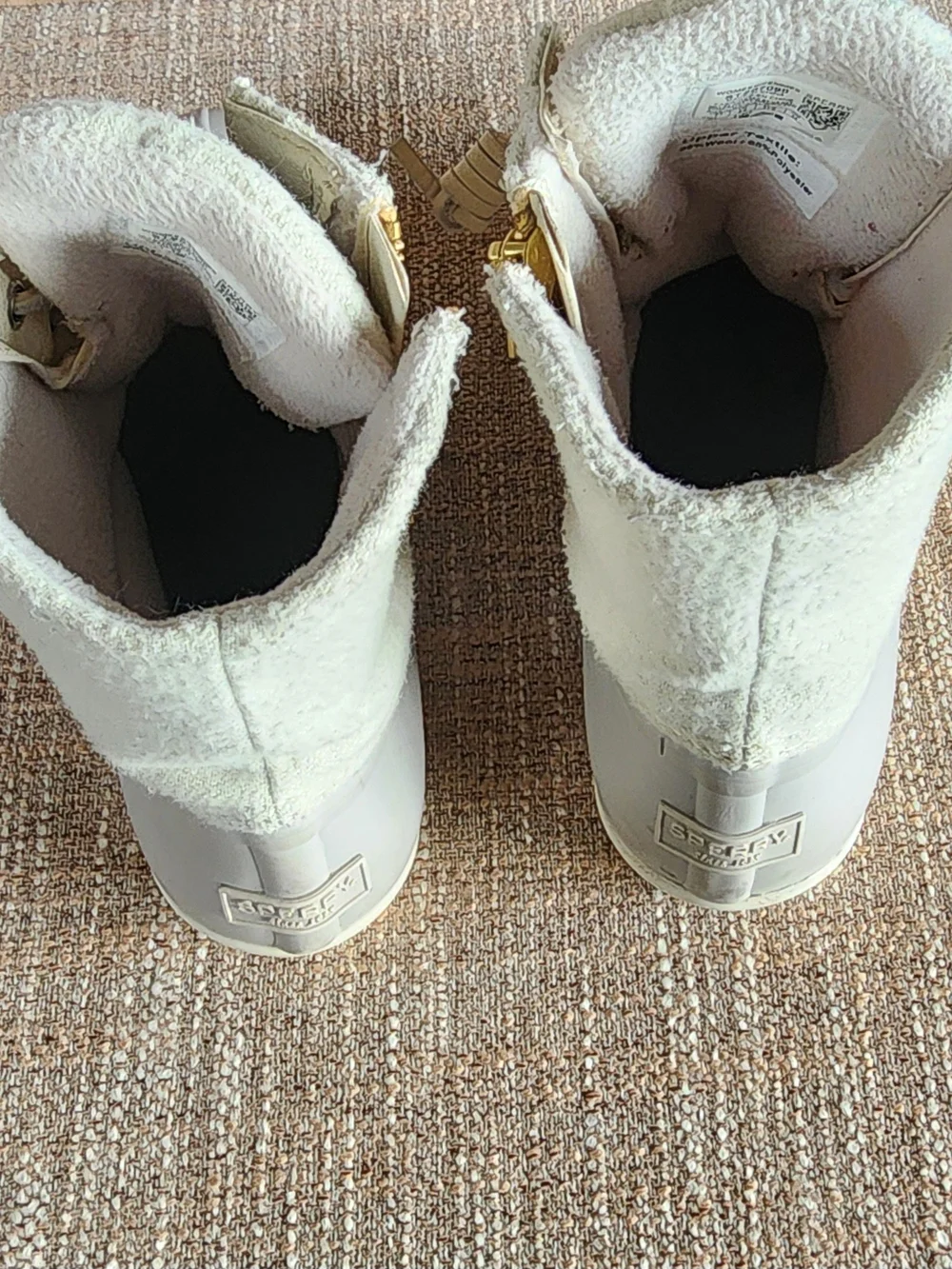 Sperry Women's White Duck Boots